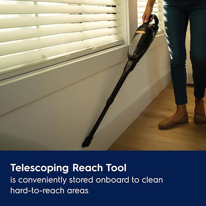 Electrolux WellQ7 Cordless 2-in-1 Vacuum with High Suction Power and 5-Step Filtration System 50-Minute Run Time 2 Power Modes Granite Gray