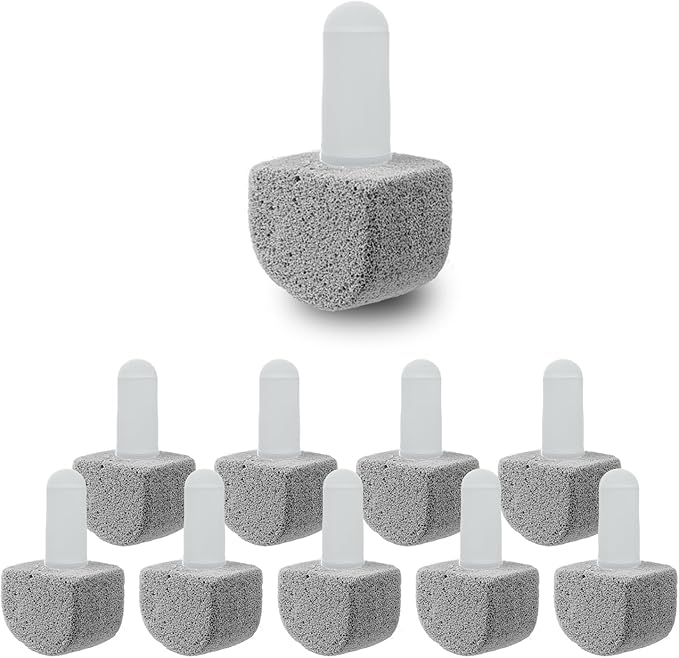 Pumice Stone Toilet Bowl Cleaner with 1Toilet Handle and 7 Cleaning Stone+Extra 10Pack Refills