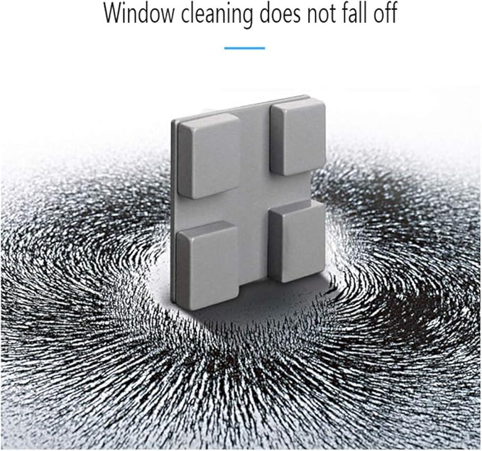 Magnetic Window Cleaner Double-Side Magnetic Glass Cleaner Plastic Household Cleaner Wiper Window Glass Surface Wiper Brush