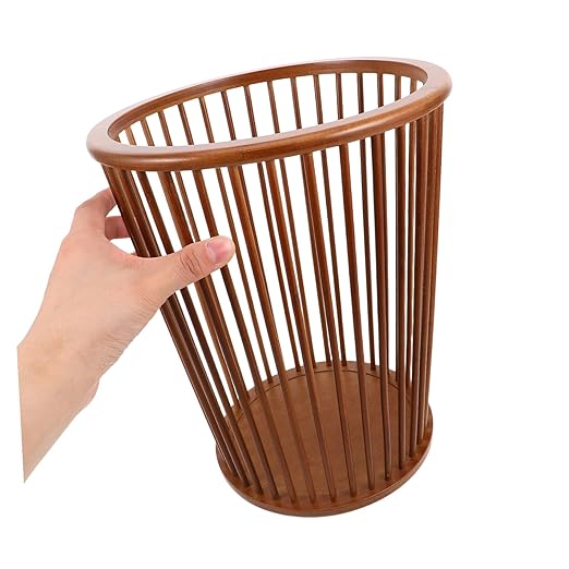 VALICLUD Trash Can Capacity Hollow Style Wastebasket for Kitchen Bathroom Office Bedroom Multifunctional Home Decor Garbage Bin