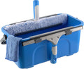 Professional Window Cleaning Kit Include Compact Cleaning Bucket 3 Gallon Silicone Squeegee Microfiber Scrubber Cloth All-in-one Window Cleaning Supplies Commercial &amp Household Use