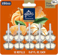Glade PlugIns Refills Air Freshener Pumpkin &amp Ginger Scented and Essential Oils for Home and Bathroom 0.67 Fl Oz 10 Count
