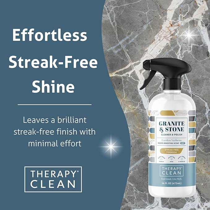 Therapy Wood Cooktop and Granite Cleaner Bundle