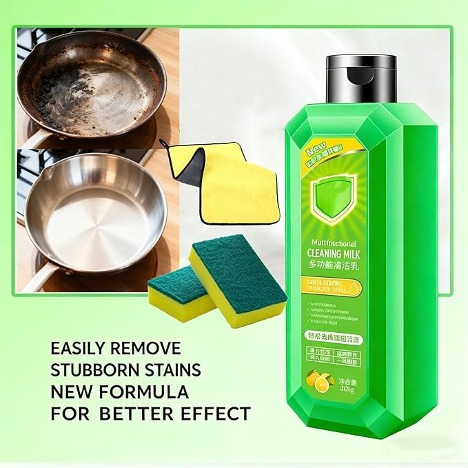 Cleaning Milk House Cleaner Powerful Multifunctional Cleaner Multi Functional Effective Cleaning Milk for Household Kitchen to Heavy Oil Stains (2)