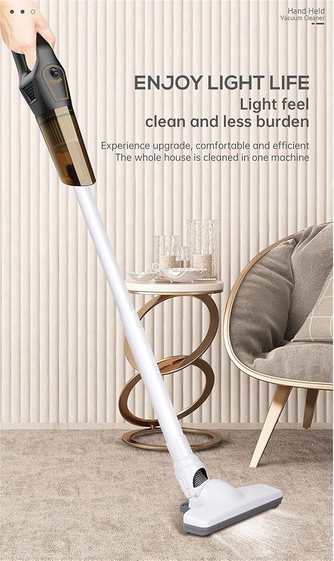 Vacuums Vertical Cordless Lightweight Stick Vacuum Cleaner Home Ultra Powerful Suction Handheld Vac for Carpet Hard Floor (Color : 1) (1)