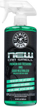 Chemical Guys New Car Smell Premium Air Freshener &amp Odor Eliminator - Fresh Interior Scent Spray for Cars Trucks SUVs RVs and More - Use in Home Office or Garage - 32 oz