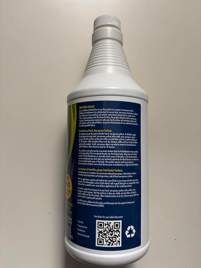 Liquid Disinfectant Box of 12x32oz Bottle Hypochlorous Acid Formula Contains No Bleach or Harsh Chemicals Home Office Doctors Office Kids &amp Pet Safe Use On All Hard Surfaces