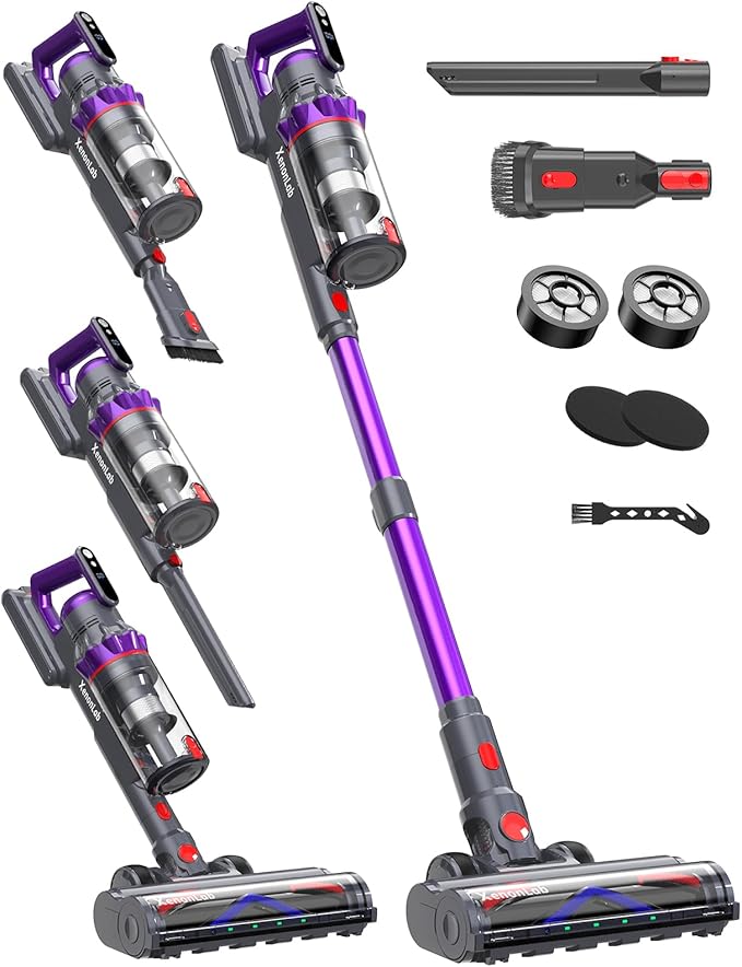 Cordless Vacuum Cleaner 75Mins/55KPa/650W