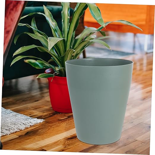 VOSAREA 3Pcs Small Plastic Garbage Can Lidless Rubbish Bins for Home Office Bedroom Practical Wastebasket for Easy Waste Management Stylish