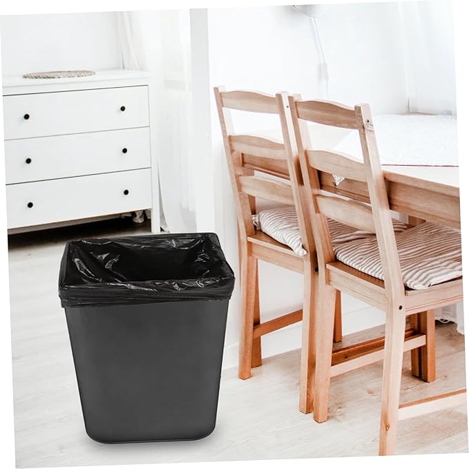 25pcs Thickened Garbage Bags Hdpe Tear Resistant Trash Bags for Kitchen Bathroom Home Use Large Capacity Waste Liners