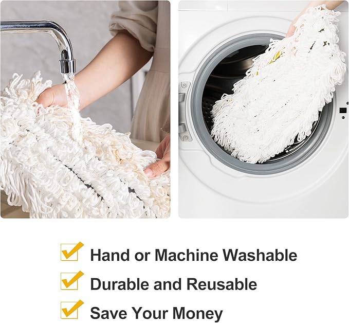 36 Microfiber Mop Pads 2 Pieces Just Fit CLEANHOME Industrial Dust Mop: B08R3F1ZZMGreen