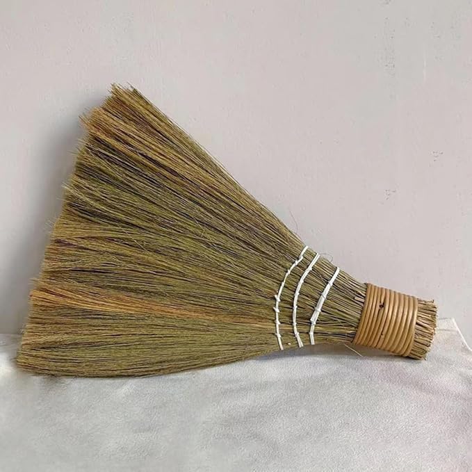 VICASKY 2pcs Soft Broom Set with Detachable Handle Small Desktop Dust Removing Broom for Living Room and Home Use