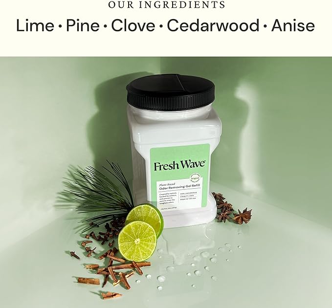 Fresh Wave Odor Removing Gel Refills Bundle: Original Lavender &amp Lemon 63 oz. Gel Refills