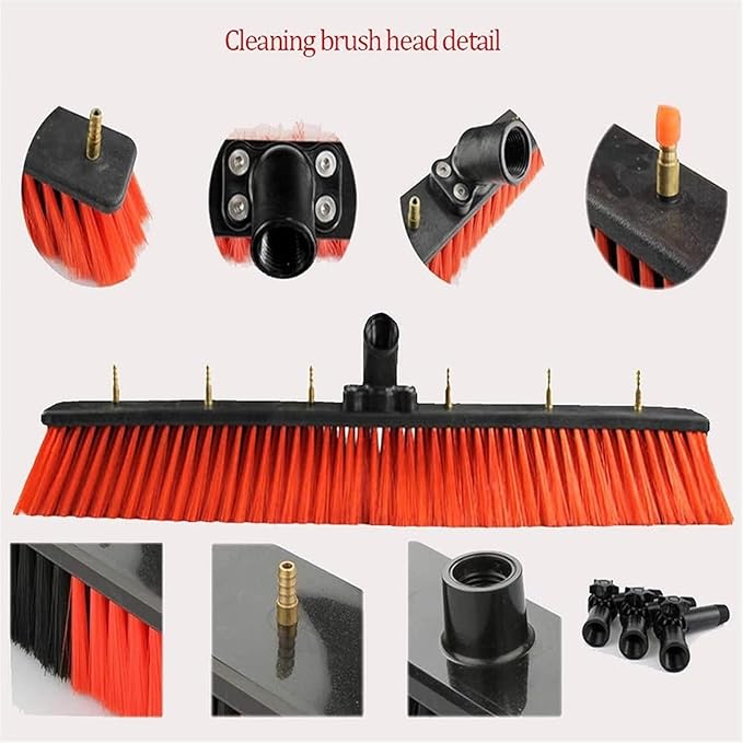 Water Fed Pole Kit Window and Solar Cleaning Pole Water Fed Telescopic Brush Window and Solar Panel Cleaning System Windows Cleaning (Color : 9m/30ft)
