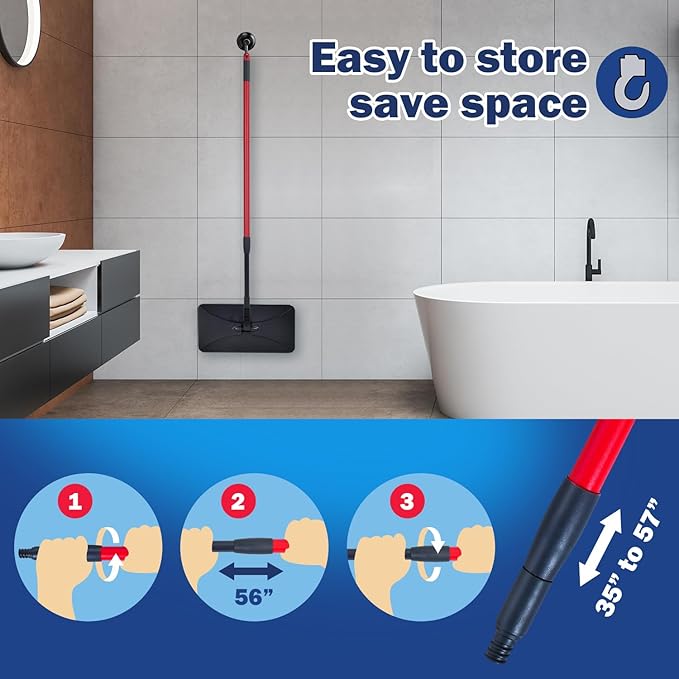 Matthew Two Microfiber Mop Combos Compatible with Hardwood Floor'N More Microfiber MopWashable 15x8 Inches6Pcs Microfiber Wet Mop Refills for Wet&ampDry Floor CleaningIncl.2 Cleaning Scrapers