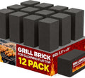 Commercial Grade Heavy Duty Grill Cleaning Brick Bulk 12 Pack. Pumice Stone Cleaner Tool Cleans and Sanitizes Restaurant Flat Top Grills or Griddles Effectively Without Harsh Chemicals or Abrasives