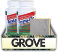 Drain Clog Remover – Insta-Flo Crystals Drain Cleaner 1 lb Bundle with Microfiber Towel – Fast-Acting Non-Acid Powder for Grease Hair and Soap Clogs in Drains and Pipes – Gift Set (3 Items)