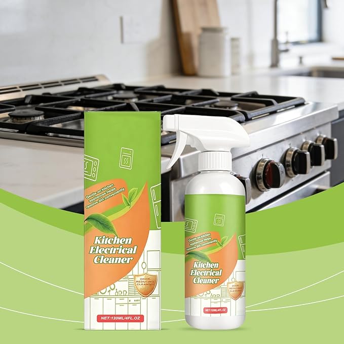 Powerful Kitchen Appliance Oil Remover Efficient Grease Degreaser Agent 120ml Appliance Countertops Degreaser Agent for Stubborn Grease Oil Stain