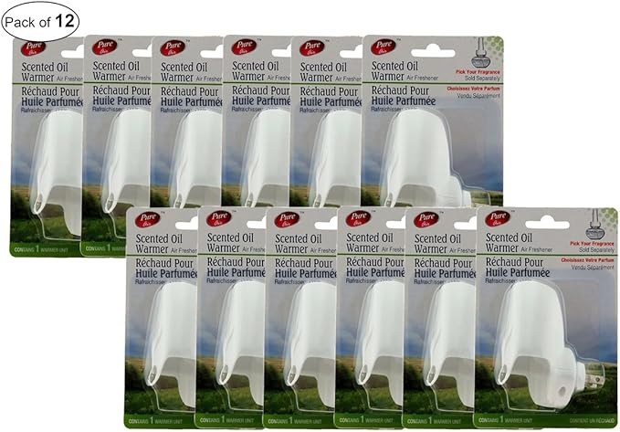 Pure Air Scented Oil Warmer Blister (Pack of 12)