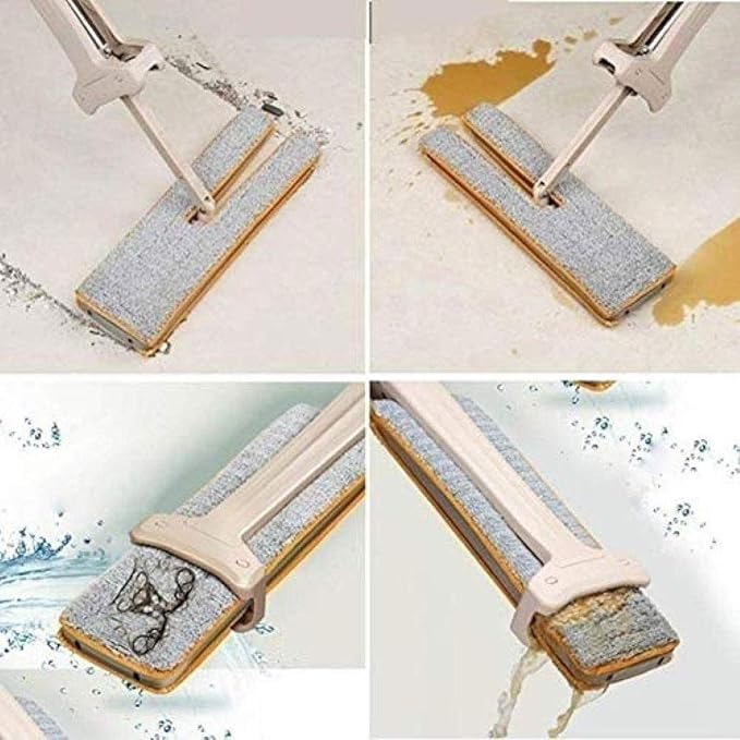 Microfiber Hardwood Floor Mop Washable Reusable Flat Mops Cloths/Pads for Wet or Dry Floor Cleaning