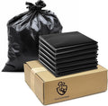 55-60 Gallons Large Trash can bags Heavy duty|75 packs|38 * 56|2.5 mils|Black Thickened Grabag Bags- KitchenCommercialBuildingSanitationHotelProperty