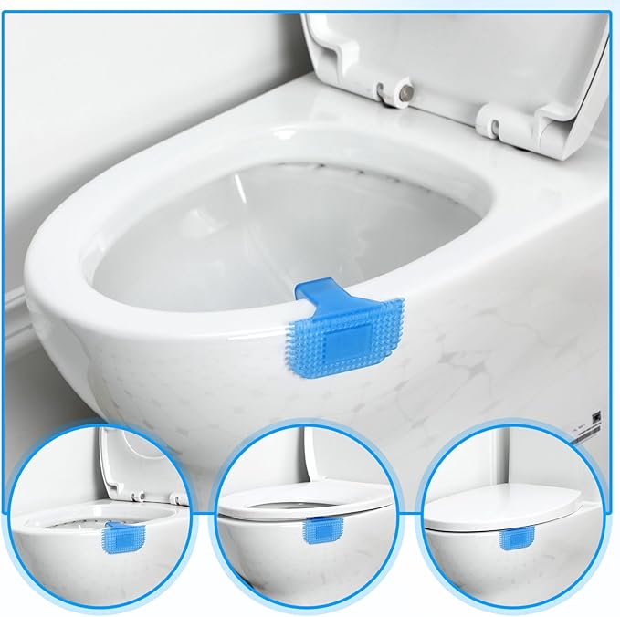 Leelosp 12 Pcs Eco Bowl Clip Freshener Clip on Toilet Bowls Deodorizer Rim Hanger Air Freshener Fruity Scent Toilet Bowl Fresheners for Bathroom Car Wardrobe Kitchen (Blue)