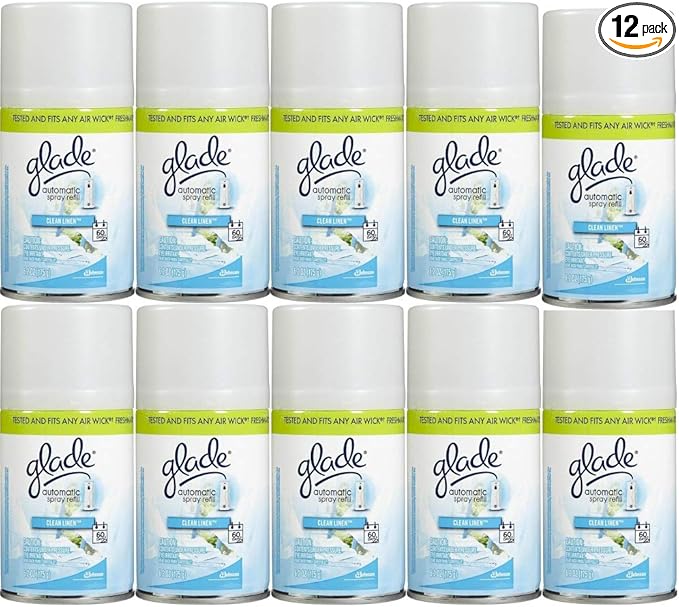 Glade Automatic Spray Refill - Clean Linen - 6.2 oz - 10 pk
