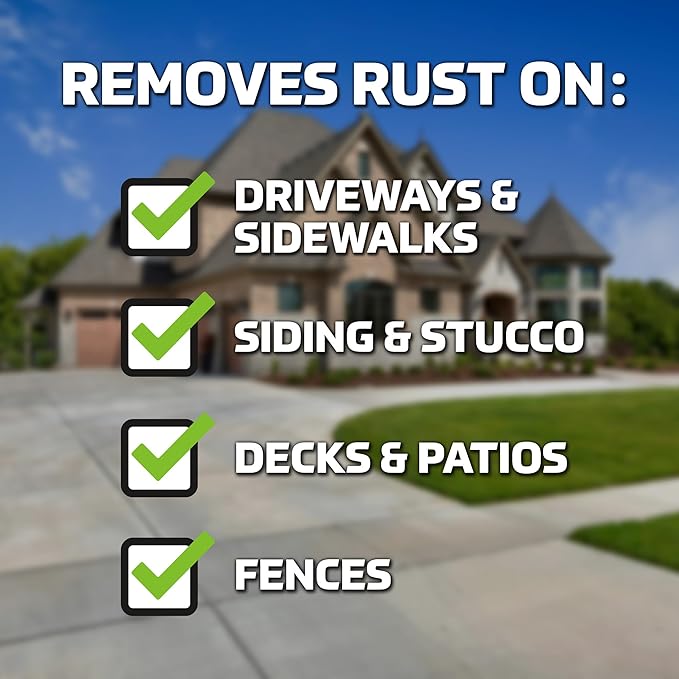 Velocity Exterior Rust Stain Remover | Rust Stain Remover for Vinyl Siding Decks and More | 1 Gallon