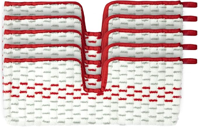 5 Pack Microfiber Mop Refills - Spray Mop &amp Flat Mop Replacement Pads | Mop Heads Replacements Compatible with ProMist MAX Washable &amp Reusable Mop Refills
