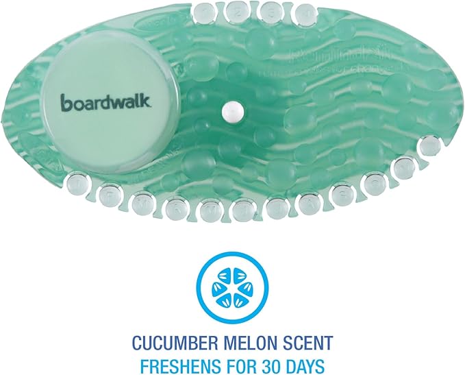 Boardwalk Curve Air Freshener Cucumber Melon Green 10/box 6 Boxes/carton