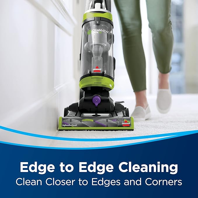 Bissell 2252 CleanView Swivel Upright Bagless Vacuum with Swivel Steering Powerful Pet Hair Pick Up Specialized Pet Tools Large Capacity Dirt Tank Easy Empty