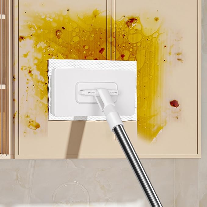 Snap Grip Mini Dry &amp Wet Mop for Multi-Surface with 5 Cloths