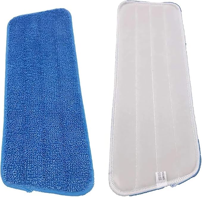 3pcs Replacement Mop Cloth Cover 14 * 42cm Wet/Dry Flat Mop Cleaning Pad Microfiber Mop Cloth for Spray Mop