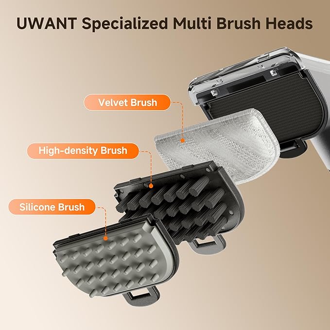 uwant Portable Carpet and Upholstery for Deep Cleaner 18Kpa Carpet Cleaner Machine for Cars Pets with Pet Pro Solution and Self Cleaning Set of 1 for Spot Rug Couch