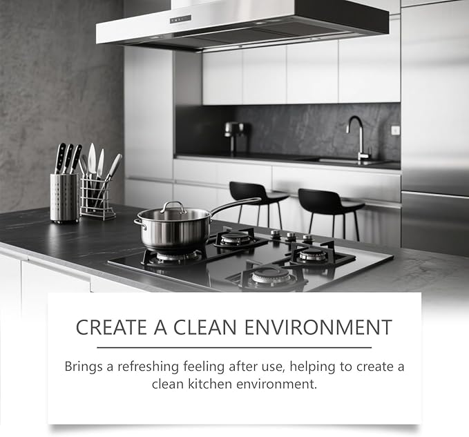 Kitchen Cleaner Tablets Refillable Spray for stove Degreaser Multi-purpose Oil Cleaning Paste Stainless Steel Cleaner for Kitchen Premium Metal Polish