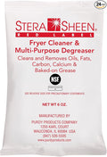 Stera Sheen Fryer Cleaner 24 x 5.99 oz. Pkts Stera Red Label Food Grade Fryer Cleaning Powder Fryer Boil Out Easy Use Portion Packets
