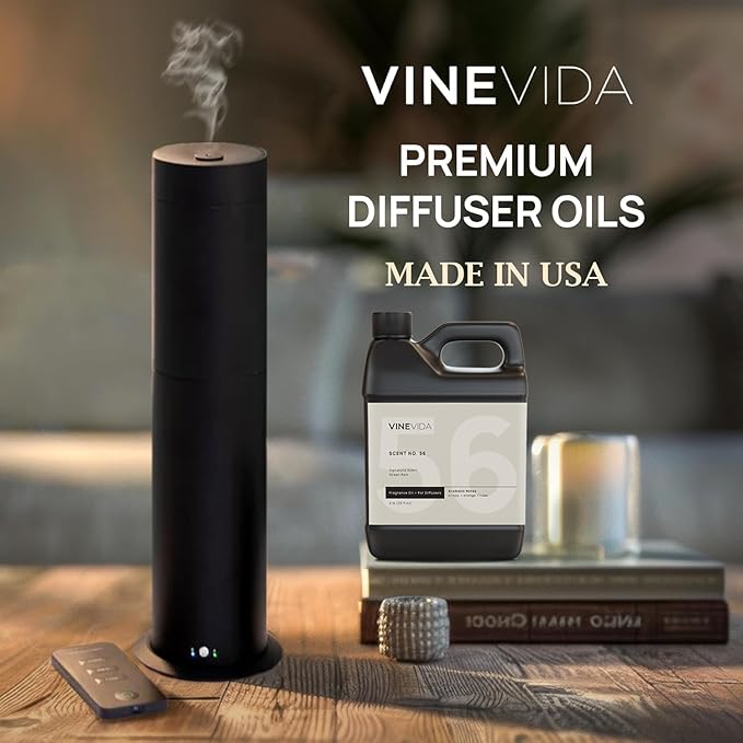 VINEVIDA [32 Fl Oz] Ocean Rain Fragrance Oil for Cold Air Diffusers Essential Oils for Diffuser Oil Refill &amp Air Freshener Room Spray