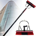 Window Cleaning Pole Kit Water Fed Telescopic Brush Extendable Cleaner Conservatory Roof Cleaning Photovoltaic and Solar Panels 12FT-39FT55cmbrush-12FT/3.6M