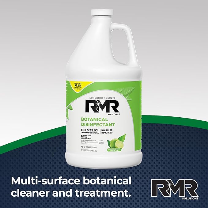 RMR Brands Botanical Disinfectant and Cleaner Kills 99% of Household Bacteria and Viruses EPA Registered 1 Gallon