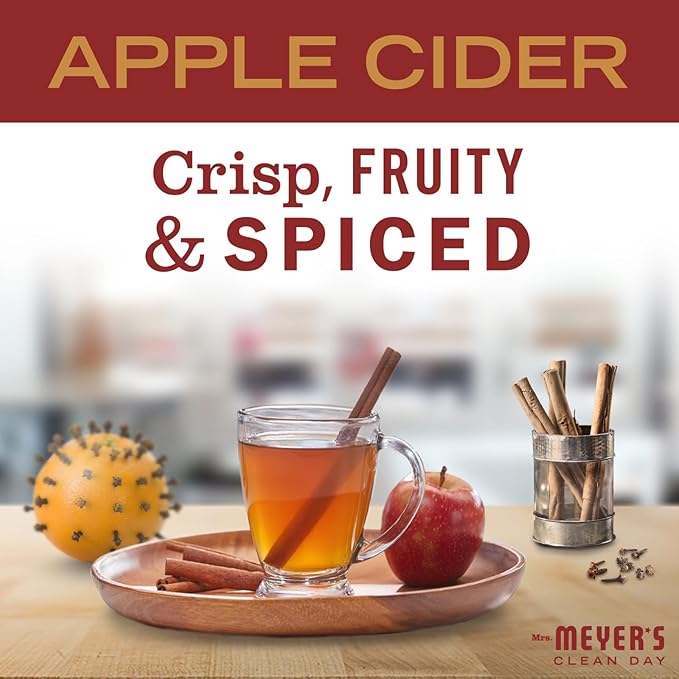 Mrs. MEYER'S CLEAN DAY Liquid Dish Soap 3 Pack Variety Acorn Spice Apple Cider Fall Leaves 16 OZ Each 1 CT