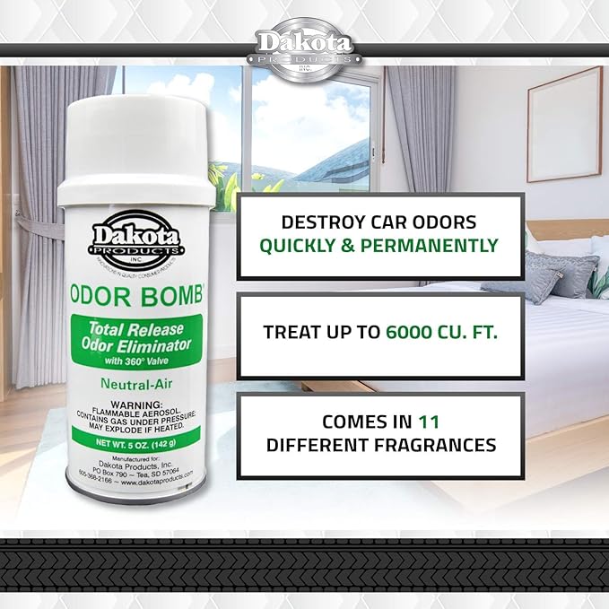 Odor Bomb Odor Eliminator for Home Car Scent Bomb Car Deodorizer &amp Musty Smell Eliminator For Home &amp Business One Time Total Release 5 oz 3 Pack