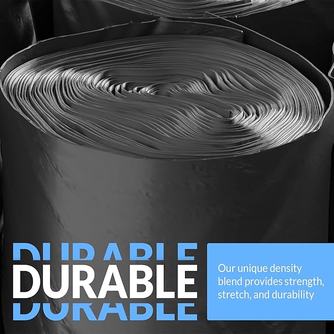 Reli. SuperValue 40-45 Gallon Trash Bags | 125 Count | Made in USA | Heavy Duty | Black Multi-Use Garbage Bags (Pack of 2)