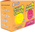 Scrub Daddy 4 Scrub Daddy Sponges &amp 4 Scrub Mommy Kitchen Sponges - Scratch-Free for Dishes &amp Multipurpose Cleaning - BPA Free &amp Made with Polymer Foam - Stain &amp Odor Resistant (8 Pack