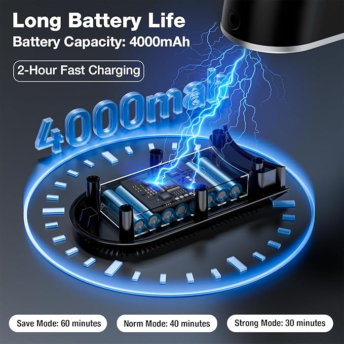 Cordless Vacuum Cleaner 600W 50000PA Stick Vacuum Cleaners and Mop In One4000mAh Battery with 60 Min Runtime LED Screen and Green Headlights Handheld Vacuum for Pet Hair Floors Carpet Sofa