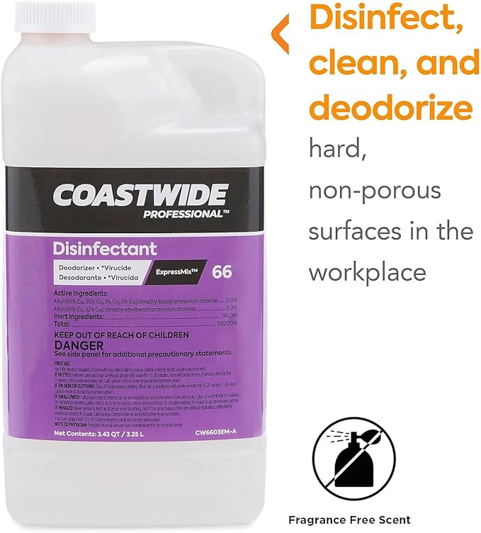 Professional™ Disinfectant 66 Concentrate for ExpressMix 3.25L 2/Case