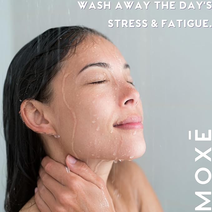 MOXE Lavender Oil Shower Mist Spa Steam Spray Certified Natural 100% Essential Oils Made in USA Aromatherapy Tension Relief (4 FL Oz Pack of 2)