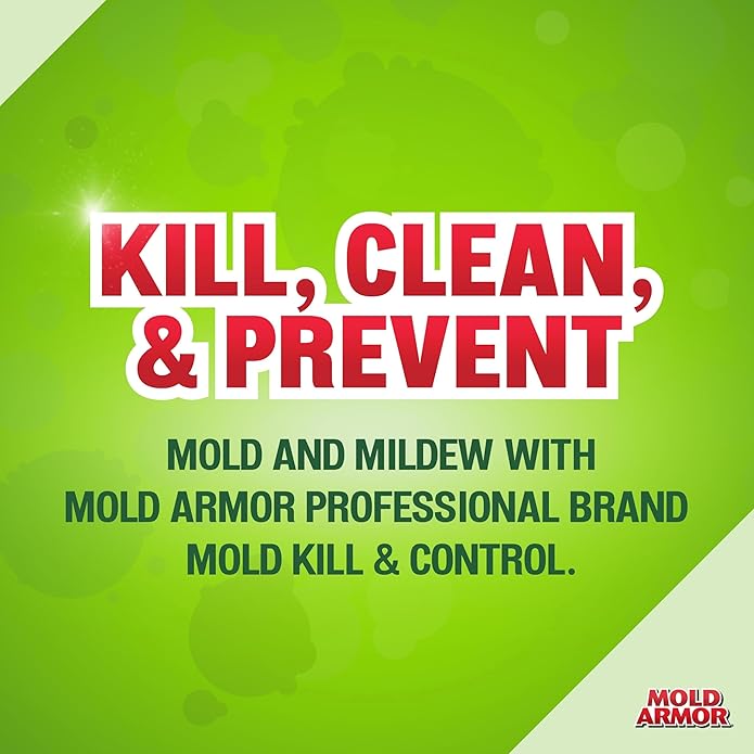 Mold Armor Professional Brand Mold Kill &amp Control Spray 32 oz. Hard Surface Mold and Mildew Remover Visible Results in Minutes Eliminates Bacteria and Viruses