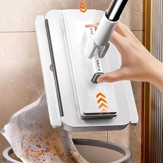 Mini Mop Zero-Touch Clip Design 16x95cm 16x110cm 16x135cm No Wash Mops Zero Touch Mini Mops Wet Or Dry Cleaning Versatility for Home Kitchen Bathroom Or Living Room