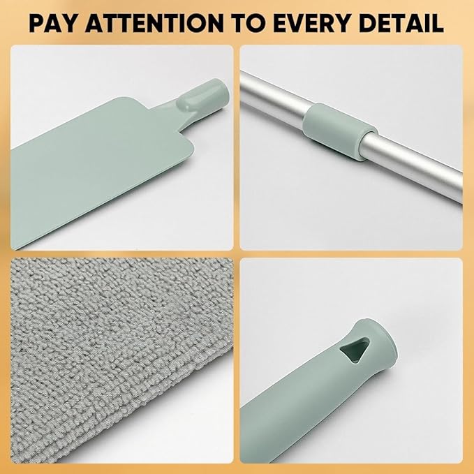 Retractable Crevice Duster with Microfiber Dust Cloth Retractable Duster Cleaning Tool for Home Kitchen Car and Hard-to-Reach Areas(3)