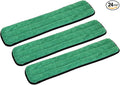 Real Clean 24 inch Microfiber Dry Dusting Mop Refill Pads for Flat Microfiber Mop Frames (Pack of 3)